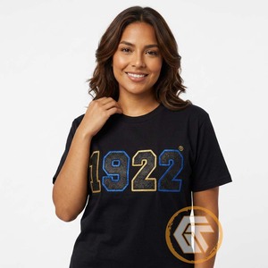 T-shirt Sororité Femme GREEK TREASURES Sigma Gamma Rho en Jersey 100% Coton, Col Rond, Manches Courtes, LOGO, Été – Vente en Gros - Product Image 4