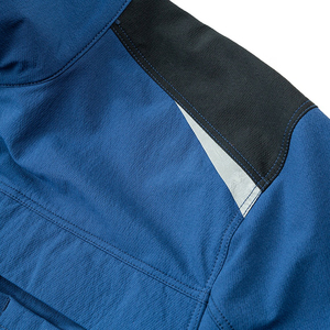 Veste de sécurité haute visibilité bleue imperméable et réfléchissante pour usage extérieur - Product Image 6