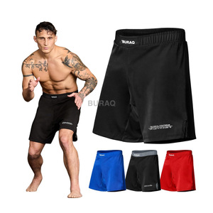 Shorts de combat MMA personnalisés pour hommes, vêtements d'entraînement de combat en gros par Buraq MMA Sports - Product Image 1