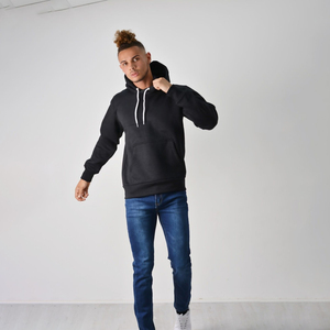 Sudadera con Capucha para Hombre, Invierno, Gruesa, 100% Algodón, Forro Polar, con Bolsillo Frontal, Personalizable con Diseño - Product Image 5