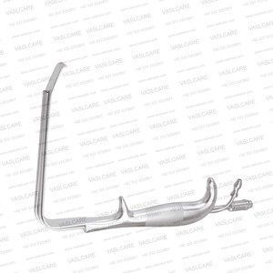 Rétracteur à fibres optiques Tebbetts avec aspiration, faisceau lumineux ovale à profil bas, instrument de chirurgie de reconstruction mammaire par Vaslcare - Product Image 4