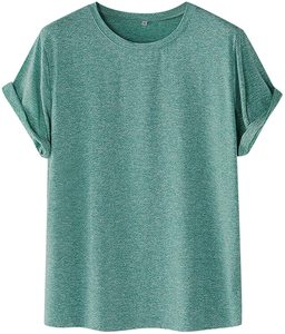 EDOOR WEARS Winter Men's Casual 2-Piece Solid Terry Fabric Quick Dry <b>T</b>-<b>Shirt</b> and Shorts Set - Product Image 4