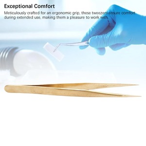 Tweezers Stainless Steel High Quality Lash Tweezer For Lashes Extension Anti-Static 3D Accurate <b>Clip</b> Makeup Tool Tweezers Set 6 - Product Image 6