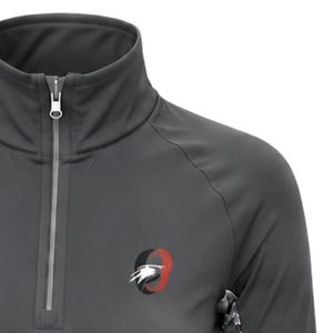 Camiseta Deportiva de Manga Larga para Mujer, Diseño Floral en las Mangas, con Cierre de Cremallera, para Entrenamiento y Actividades al Aire Libre - Product Image 4