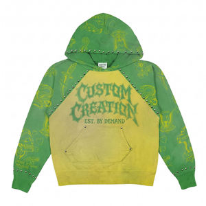 OEM Garment Dyed Hoodie Boxy Fit Hoodie Relaxed Fit Private Label for Fashion Startups - Product Image 5