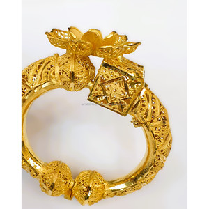 DUBAÏ 24KT PLAQUÉ OR KADA BRACELETS VIS DE TYPE 4GRM FABRIQUÉ AVEC UNIQNESS LE CHOIX DES FEMMES ÉLÉGANTES - Product Image 2