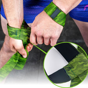 Sangles de musculation fabriquées au Pakistan avec ajustement flexible et prise en main optimale pour la force et les performances en salle de sport - Product Image 5