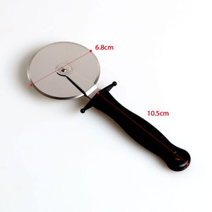 Stocked Compact Stainless Steel Non-Slip Pizza <b>Cutter</b> Wheel 6.8cm Safety Guard Kitchen Dough Slicer Home Bakery - Product Image 6
