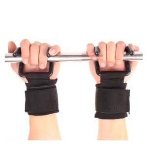 Poignées de musculation en néoprène personnalisées, sangles de soulevé de terre durables pour le fitness, accessoires de fitness unisexes - Product Image 2