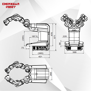 <span class=keywords><strong>Robot</strong></span> <span class=keywords><strong>Colaborativo</strong></span> de Doble Brazo <span class=keywords><strong>ABB</strong></span> YuMi IRB 14000 para Ensamblaje de Precisión, Automatización Electrónica, <span class=keywords><strong>Robot</strong></span> de 7 Ejes con Visión Guiada - Product Image 2