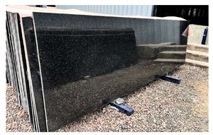 Dalles de granit noir South Galaxy de qualité export, pierre naturelle durable pour comptoirs, escaliers, revêtements muraux et applications commerciales - Product Image 2