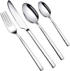 Hotel Restaurant Wedding <b>Cutlery</b> <b>Set</b> Stainless Steel Gold Spoon Elegant Design Durable <b>Reusable</b> Mirror Polish - Product Image 3