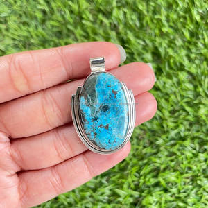 Colgante de Plata de Ley 925, colgante de piedras preciosas, colgante bohemio, colgante de cumpleaños, regalo para mujer, colgante hecho a mano - Product Image 5