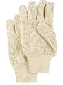 Gants de sécurité en coton tricoté sans couture, qualité supérieure, protection des mains pour usage professionnel, prix d'usine, vente en gros, vêtements de travail - Product Image 3