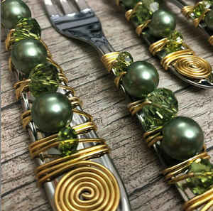 Cuillères européennes modernes en argent, ornées de motifs floraux, finition miroir, écologiques, de haute qualité, avec logo personnalisé, ensembles de couverts à vendre - Product Image 1