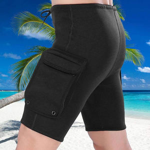 กางเกงว่ายน้ำผู้ชายผ้าแคนวาสแห้งเร็วแบบใหม่  ปรับแต่งสีและขนาดได้  ชุดชายหาดคุณภาพสูง กางเกงบอร์ดชอร์ต ขายส่ง - Product Image 4