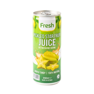 Bebida con Sabor a Fruta de Estrella con Pulpa, Lata de Aluminio de 250 ml, Bebida Refrescante, Ácida y Picante, OEM Vietnam - Product Image 1