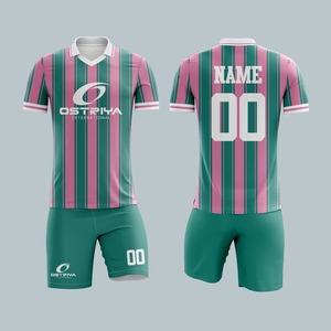Créez Votre Propre Tenue d'Équipe : Maillots de Football Unisexe Imprimés par Transfert Thermique 220g, Coupe Courte, Fournisseur de Haute Qualité - Product Image 6