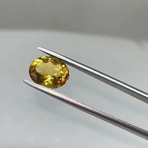 ซิทรินสีทองธรรมชาติ 4x3 มม. รูปทรงวงรี คุณภาพดีที่สุด พลอยเม็ดเดี่ยวสำหรับทำเครื่องประดับ - Product Image 1
