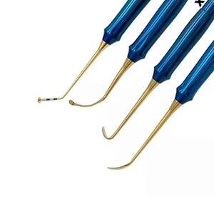 Juego de instrumentos para elevación de senos Azicon's Sinus Lift Mushroom Set de 4 piezas, para implantes dentales, osteótomos periodontales, elevadores convexos y cóncavos - Product Image 5