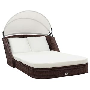 Chaise longue brune - Product Image 1