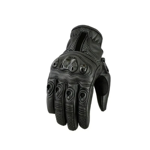 Leather <b>Full</b> Finger Gloves With Adjustable Wrist Strap For Cycling Unisex Breathable Non <b>Slip</b> Protection All Seasons - Product Image 2