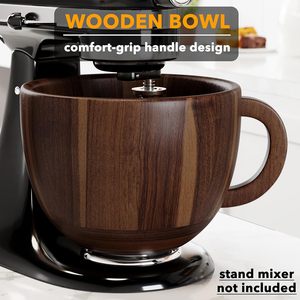 ด้ามจับชามครัวไม้ทำมือ KitchenAid เป็นมิตรกับสิ่งแวดล้อม ทนทาน คุณภาพสูง |   ดิวาลีสเปเชียล |   ราคาโรงงานโดยตรง - Product Image 3