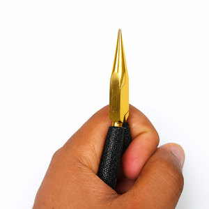 Premium Black Glitter Handle Gold Round Nose, Chain Nose and <b>Wire</b> Cutting Pliers Fine Tips 5" Jewelry Making DIY <b>Craft</b> Tools OEM - Product Image 5