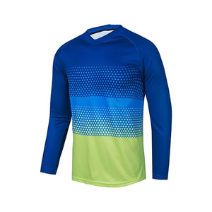 Maillot de moto camouflage à manches longues pour homme, séchage rapide, polyester, toutes saisons, équipement de conduite - Product Image 5