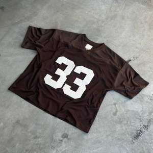 ผู้ผลิตเสื้อยืดทรงครอปแบบหนา เสื้อยืดทรงครอปแบบไหล่ตก พิมพ์ลายสกรีน สำหรับผู้ชาย - Product Image 5