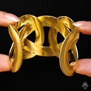 Brazalete anudado antideslustre PRAO, accesorio de moda para hombres y mujeres - Product Image 1