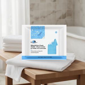 Serviettes en microfibre douces de 350 g, 70x140 pouces, en coton, pour le bain, les mains et le visage, pour hôtels, absorbantes, durables, qualité export - Product Image 3