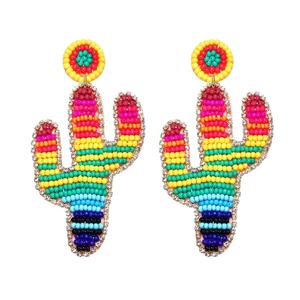 Nuevo bordado a mano hecho a mano divertido verano naranja rebanada cuentas gota pendientes naranja blanco Color moda Unisex India - Product Image 6