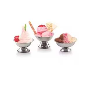 Bol à glace en métal de qualité supérieure pour servir des desserts froids sur les tables - Product Image 1