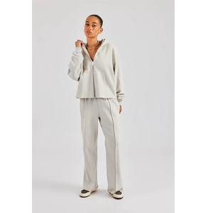 Conjunto Deportivo de 2 Piezas para Mujer, Sudadera con Capucha y Pantalones Largos de Felpa, Corte Holgado, Color Sólido, con Bolsillos, para Todas las Temporadas - Product Image 2