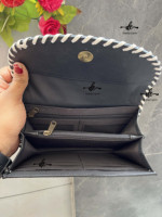 Dompet Tangan Ukir Tooled Casing Telepon Genggam Dompet Desain Baru Kulit Barat Multi Guna Bergaya untuk Wanita