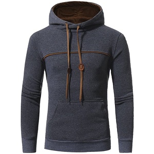 Sweat à capuche en coton polaire pull en éponge française de haute qualité pour hommes sweats à capuche brodés avec impression personnalisée en gros - Product Image 1