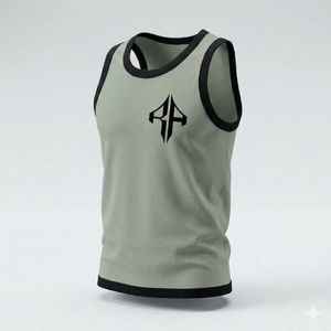 Débardeur pour homme de qualité supérieure, design personnalisé, imprimé, 100% coton, style décontracté par RIVIAN ATLANTIC - Product Image 5