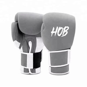 Gants d'entraînement marron imprimés pour la compétition MMA, gants de boxe en cuir PU confortables pour les combattants - Product Image 4