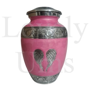 Pink Angel Wings Cremation Urn Memorial <b>Ash</b> Container Funeral <b>Keepsake</b> Elegant Spiritual Remembrance Durable Premium - Product Image 3