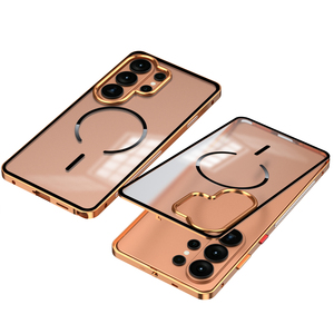 เคสโทรศัพท์กันกระแทกแบบแข็งพร้อมแผ่นแม่เหล็กด้านหลังสำหรับ S26 Ultra  วัสดุอะลูมิเนียมเมทัลลิก ปิดด้วยตัวล็อคแบบสแนป - Product Image 5