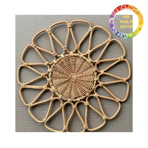 Mantel Individual Redondo de Ratán Tejido Clásico Ecológico para Decoración del Hogar, Venta al por Mayor - Product Image 2