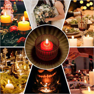 <b>Glass</b> Votive Holder High Transparency Eco-Friendly Transparent Jar Lids for Festival and Wedding Home Decor - Product Image 6