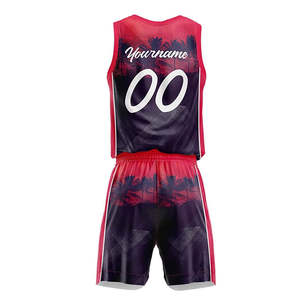 Paquete de Uniformes de Baloncesto Personalizados al por Mayor para Casa/Exterior, Transpirables, con Camiseta de Manga Corta y Sudadera con Sublimación Completa - Product Image 3