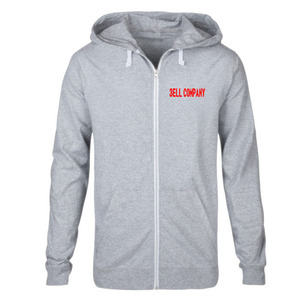 Sweat à capuche zippé bleu roi pour homme – Sweat-shirt en molleton uni, veste décontractée à capuche - Product Image 3