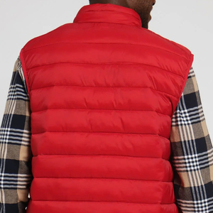 Chaleco Acolchado Deportivo Personalizado de Invierno para Hombre, con Cuello Alto, Grueso, de Algodón, Cálido y Liso - Product Image 6