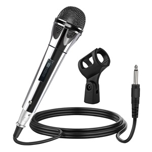 Micrófono XLR de 5 Núcleos, Micrófono Dinámico para Karaoke, Micrófonos de Estudio para Cantar, Micrófono de Mano - Product Image 1