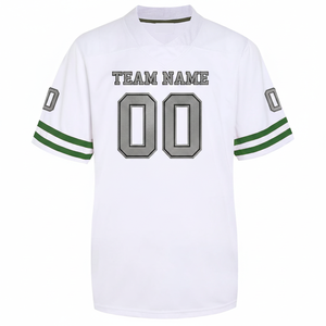 เสื้ออเมริกันฟุตบอลแบบกำหนดเองพร้อมหมายเลขปักแบบ Tackle Twill คุณภาพสูง เย็บอย่างทนทาน ชุดทีมระดับมืออาชีพ - Product Image 1
