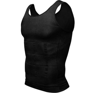 Men's <b>Black</b> Sleeveless <b>Knitted</b> Tank Top O-Neck Solid Casual Breathable Muscle <b>Vest</b> Wear - Product Image 4