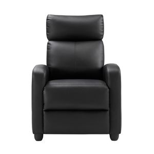 Poltrona Reclinabile Manuale Singola in Comoda Pelle PU per Spazi Ristretti - Product Image 2